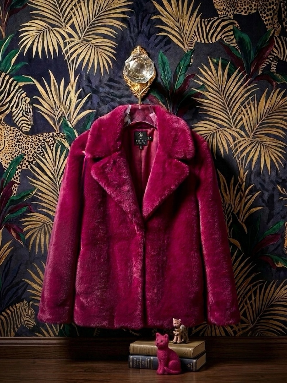 NEW WITH TAGS Georgia May Jagger Faux Fur Jack💎